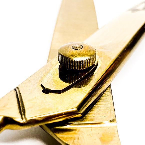 10" Curved Shears "Gold Dipped" - Right or Left Hand