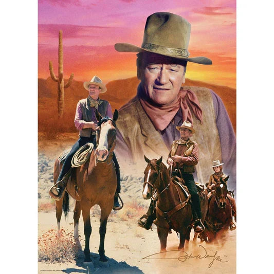 1000 Piece Jigsaw Puzzle - John Wayne- The Cowboy Way | MasterPieces