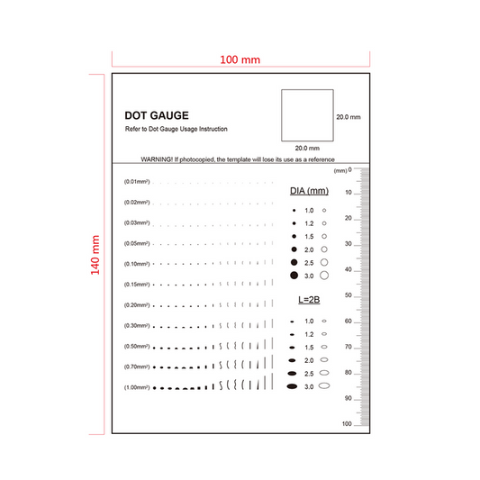 100mm/200 Div Comparison Test Gauge, SKU RT02420409, three quarter front view