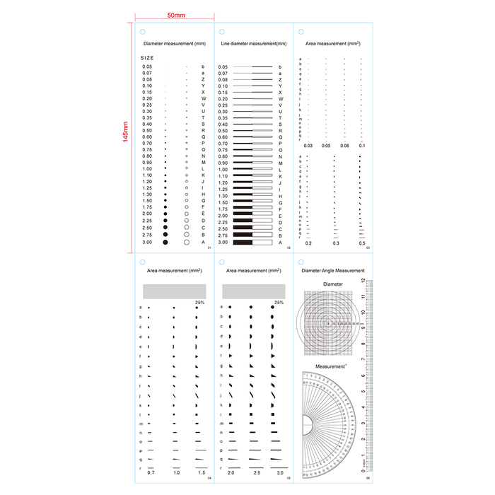 120mm/480 Div Comparison Test Gauge (Kit), SKU RT02420506, three quarter front view