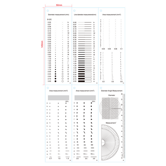 120mm/480 Div Comparison Test Gauge (Kit), SKU RT02420506, three quarter front view