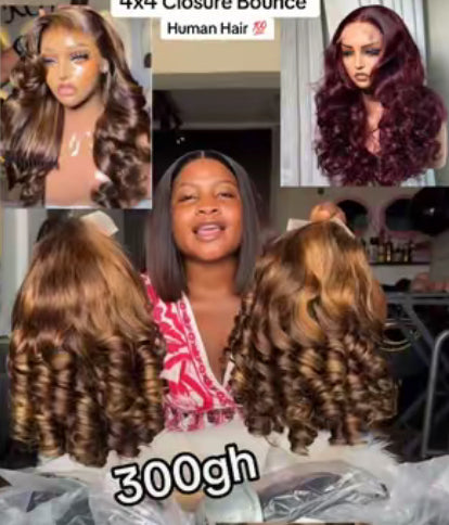 13x4 Closure Bounce colors