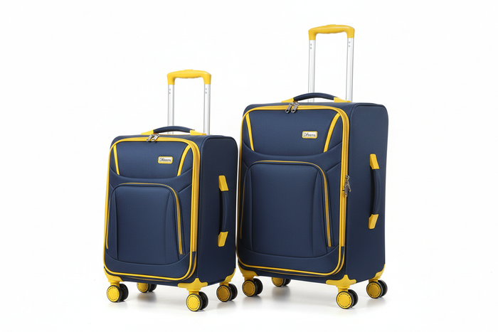 Dfavors Small & Medium Suitcases Side by Side