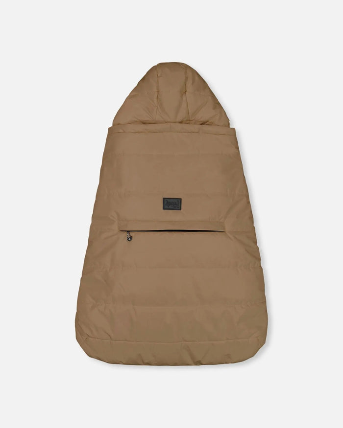 3-In-1 Multifunction Cover For Car Seat, Stroller, And Baby Carrier In Chanterelle | Deux par Deux | Jenni Kidz
