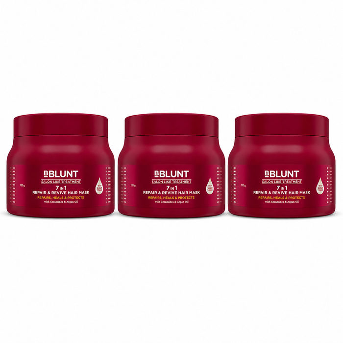 7 in 1 Repair & Revive Hair Mask for Up to 100% Damage Repair* - 120g(Pack of 3)