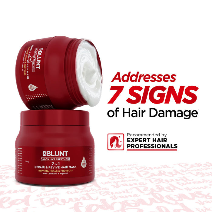 7 in 1 Repair & Revive Hair Mask for Up to 100% Damage Repair* - 120g(Pack of 3)