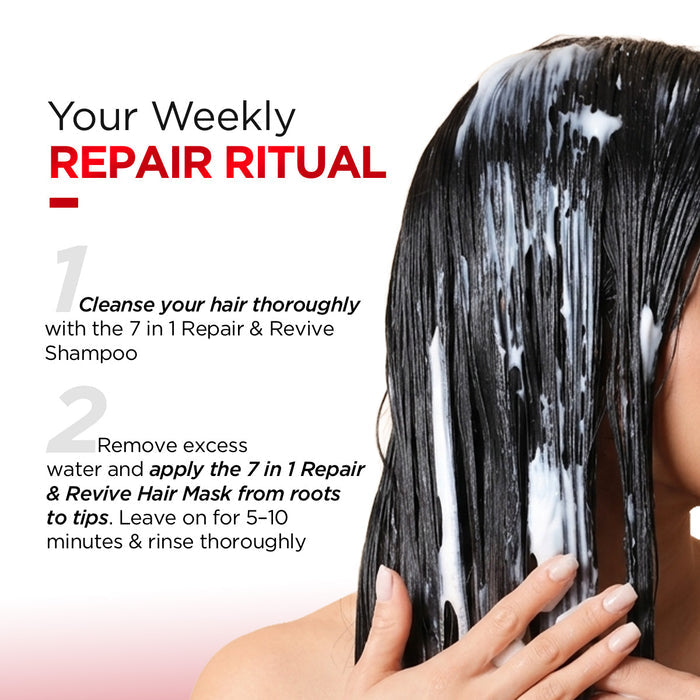 7 in 1 Repair & Revive Hair Mask for Up to 100% Damage Repair* - 120g(Pack of 3)