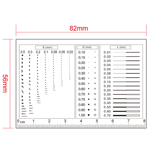 80mm/160 Div Comparison Test Gauge, SKU RT02420601, three quarter front view