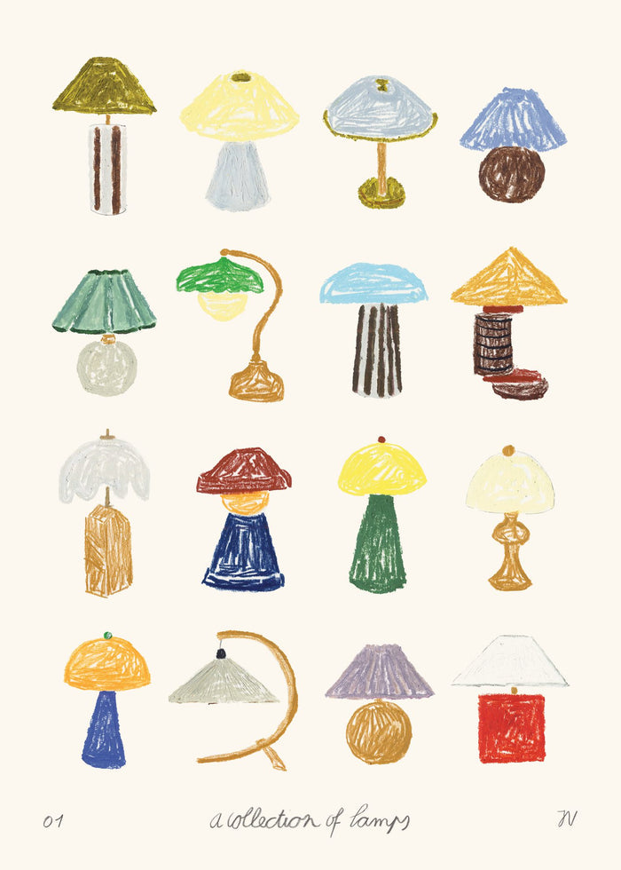 A Collection of Lamps by Isabelle Vandeplassche