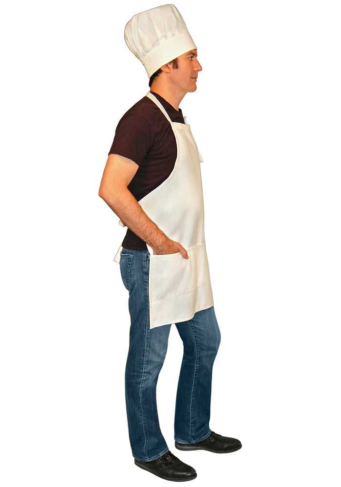 Adult Cotton Apron with Adjustable Neck