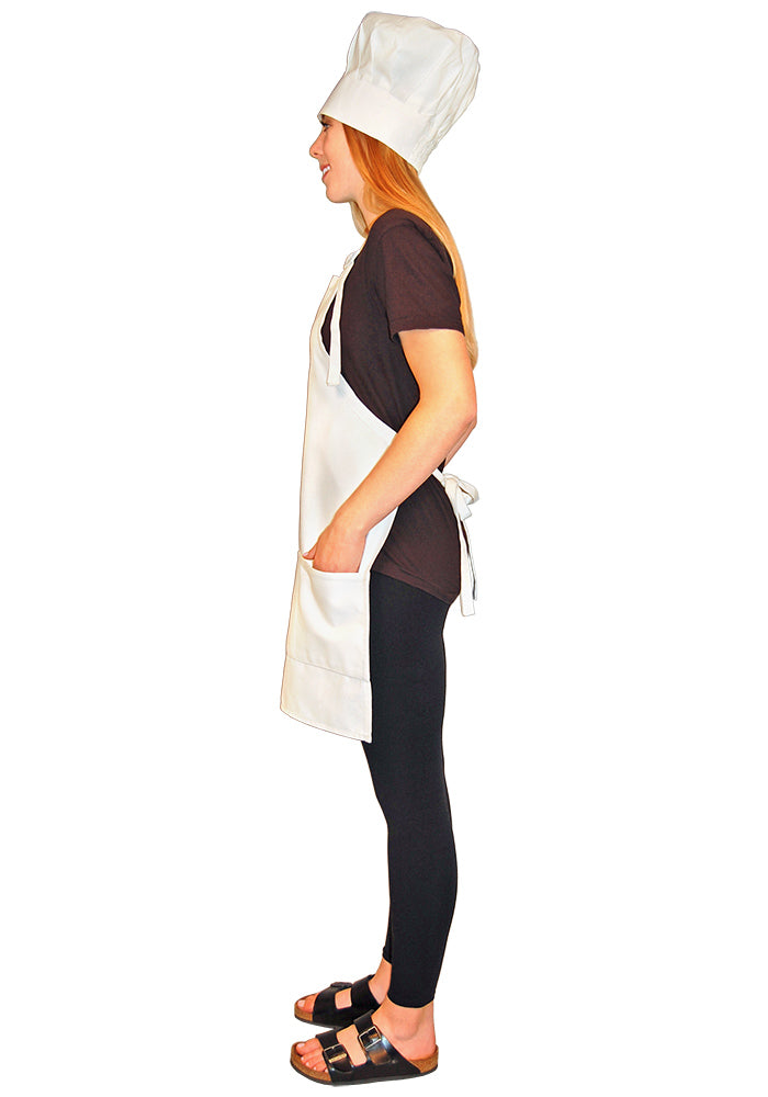 Adult Cotton Apron with Adjustable Neck