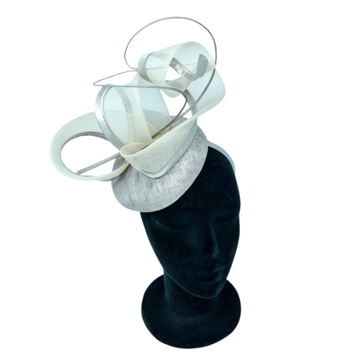 Almond Beige Perched Loop Hairband Fascinator