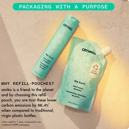 Amika The Kure Strength Repair Conditioner 500ml Refill Pouch