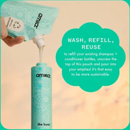 Amika The Kure Strength Repair Conditioner 500ml Refill Pouch