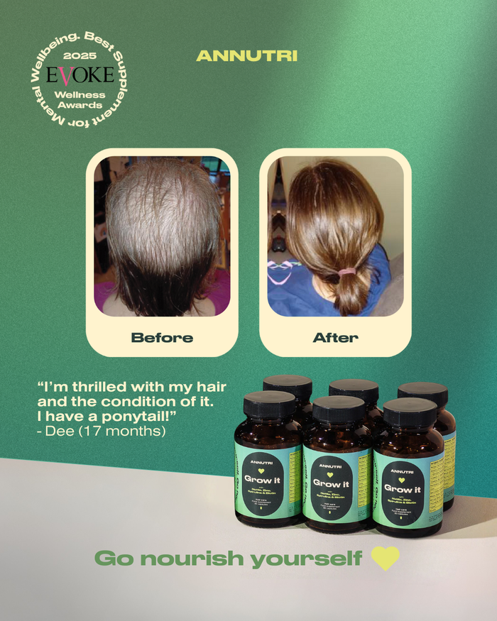 Annutri Grow It Hair Supplements 1 Month Supply (60 Capsules)