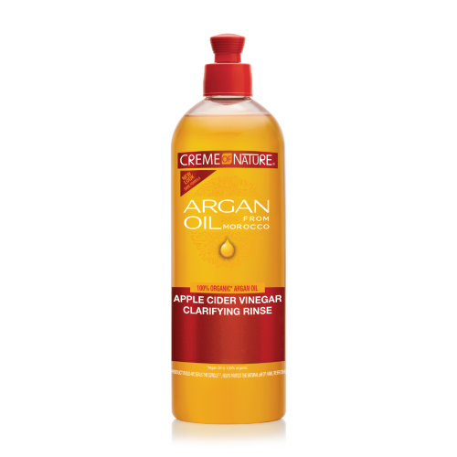 Argan Oil Curl Apple Cider Vinegar Clarifying Rinse 15.5oz by CREME OF NATURE
