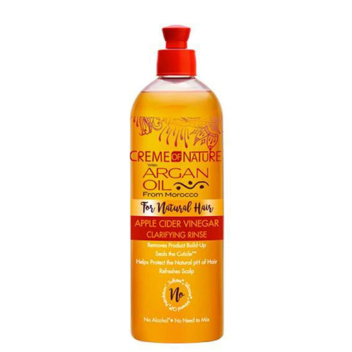 Argan Oil Curl Apple Cider Vinegar Clarifying Rinse 15.5oz by CREME OF NATURE
