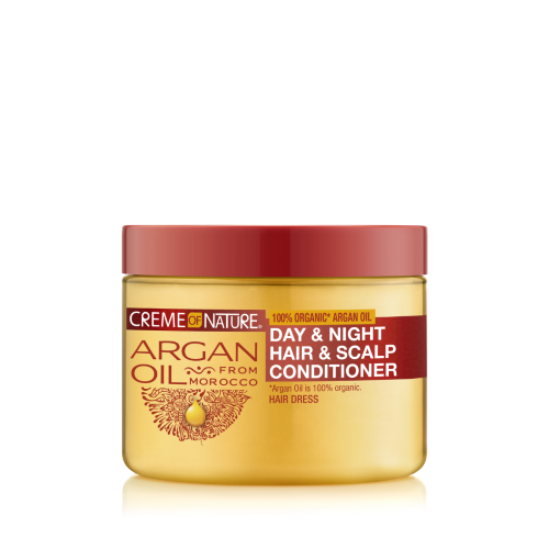 Argan Oil Day & Night Hair & Scalp Conditioner Hair Dress 4.76oz by CREME OF NATURE