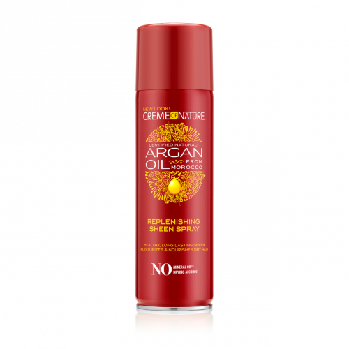Argan Oil Replenishing Sheen Spray 11.25oz by CREME OF NATURE