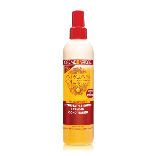 Argan Oil Strength & Shine Leave-In Conditioner 8.45oz by CREME OF NATURE