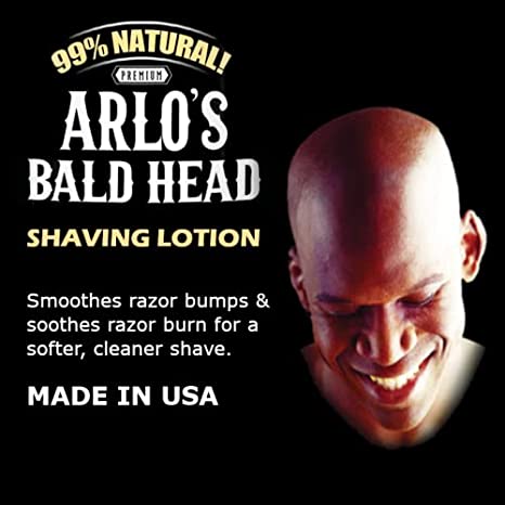 Arlo's Bald Head Shaving Lotion 6 oz - Palms Fashion Inc.