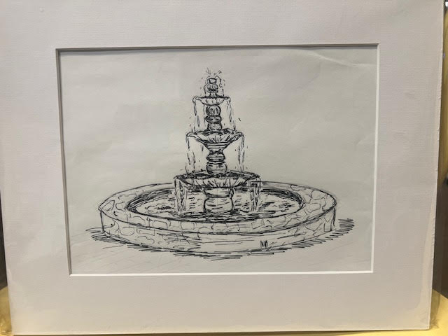 Artist Sketch with frame