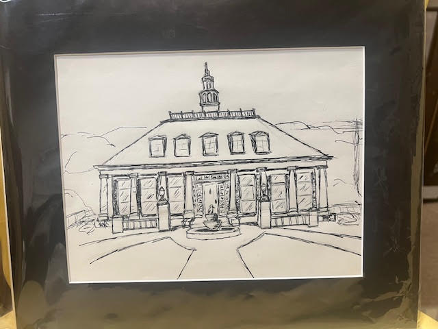 Artist Sketch with frame