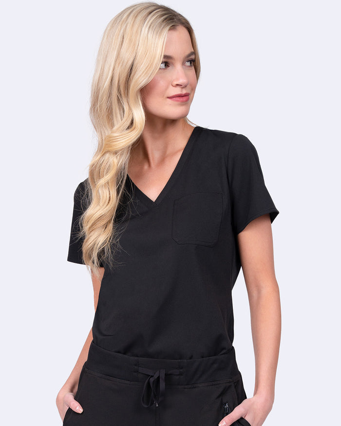 Ava Therese Peyton 1-Pocket Tuck In Scrub Top