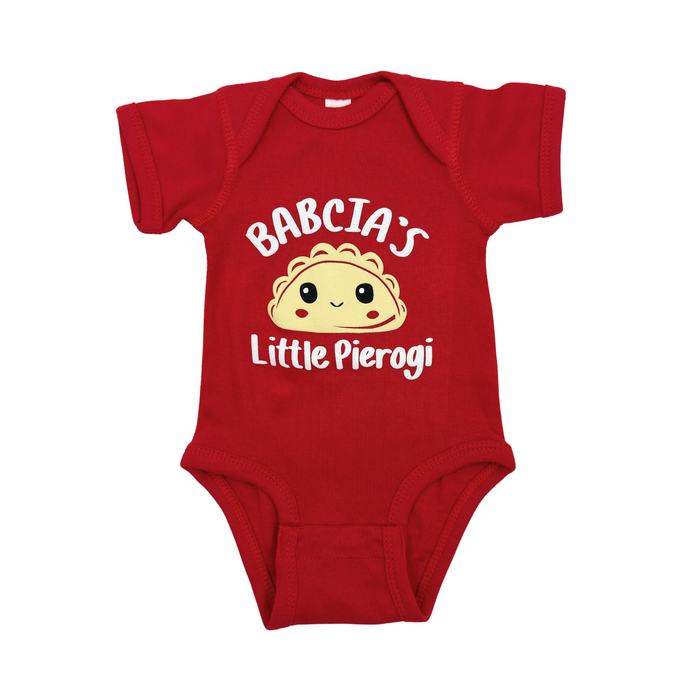 Babcia's Little Pierogi Red Onesie