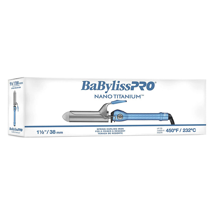 BabylissPro Nano Titanium Spring Curling Iron