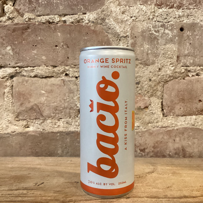 Bacio Orange Spritz Bubbly Wine Cocktail 250ml Can