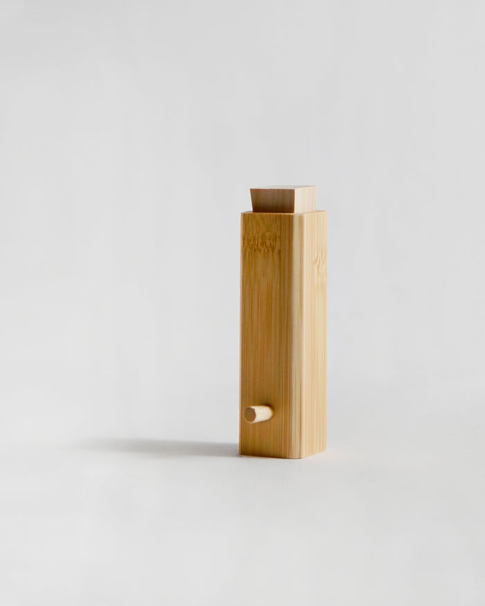 Bamboo Spice Container by Kohchosai Kosuga on a light gray background