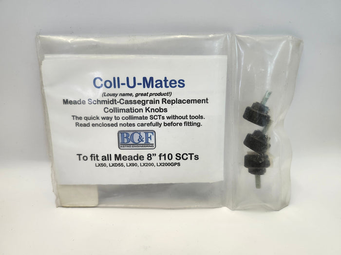 BC&F Knobs Coll-U-Mates for Meade F/10 SCT Astronomy Plus
