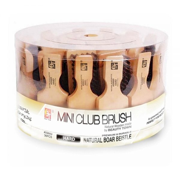 BEAUTY TOWN  MINI CLUB  BRUSH- HARD # 09889 - Palms Fashion Inc.