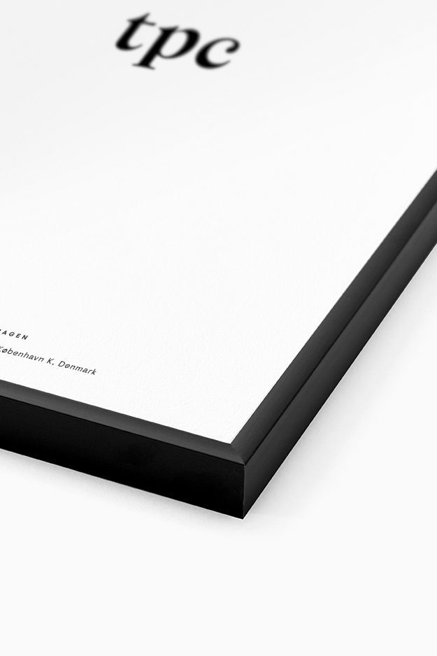 Thin Black Aluminium Frame