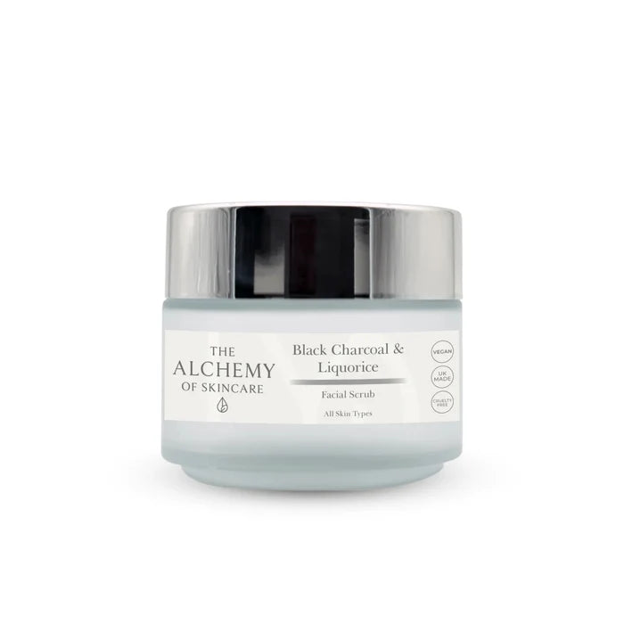 Black Charcoal & Liquorice Skin Polish Facial Scrub skincare