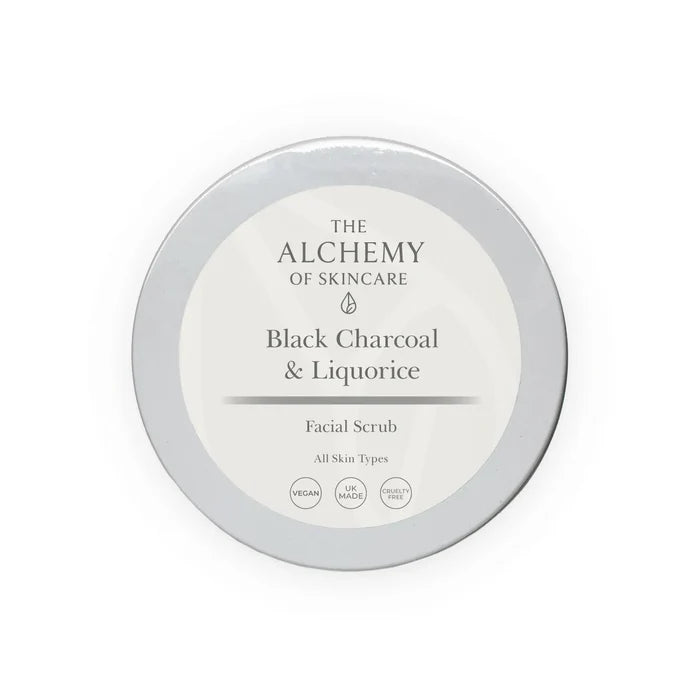 Black Charcoal & Liquorice Skin Polish Facial Scrub skincare