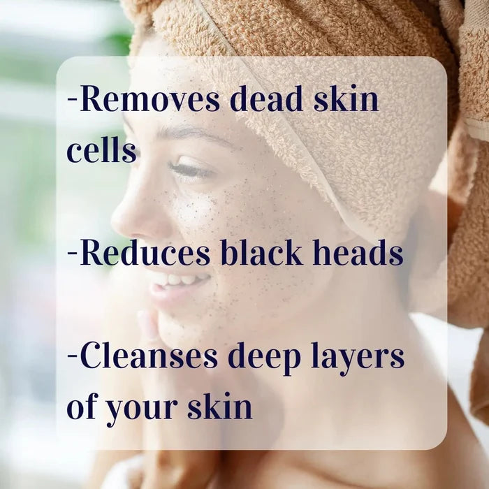 Black Charcoal & Liquorice Skin Polish Facial Scrub #skincare#