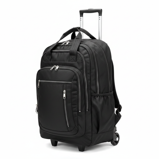 Black Trolley Backpack - AI product image