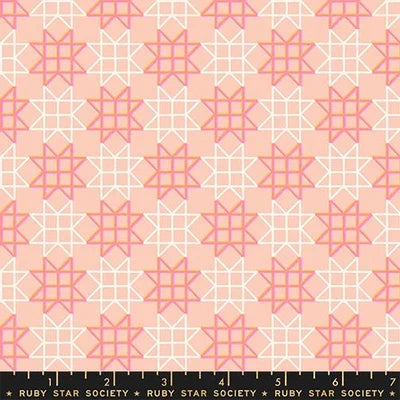 Blocks Peach Puff- Paper Cuts 2- Fat Quarter