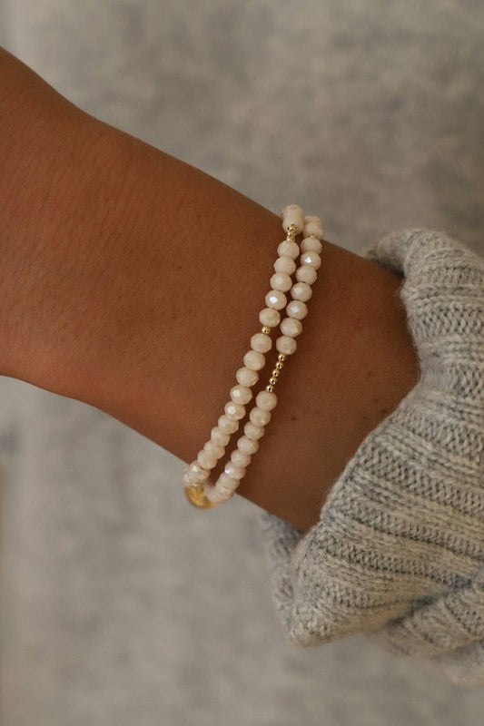 Blush Aura Wrap Bracelet