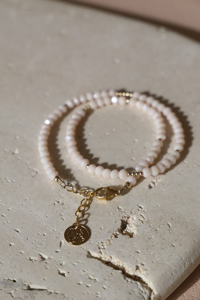 Blush Aura Wrap Bracelet