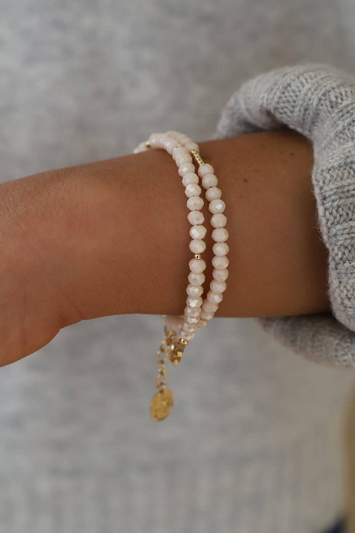 Blush Aura Wrap Bracelet