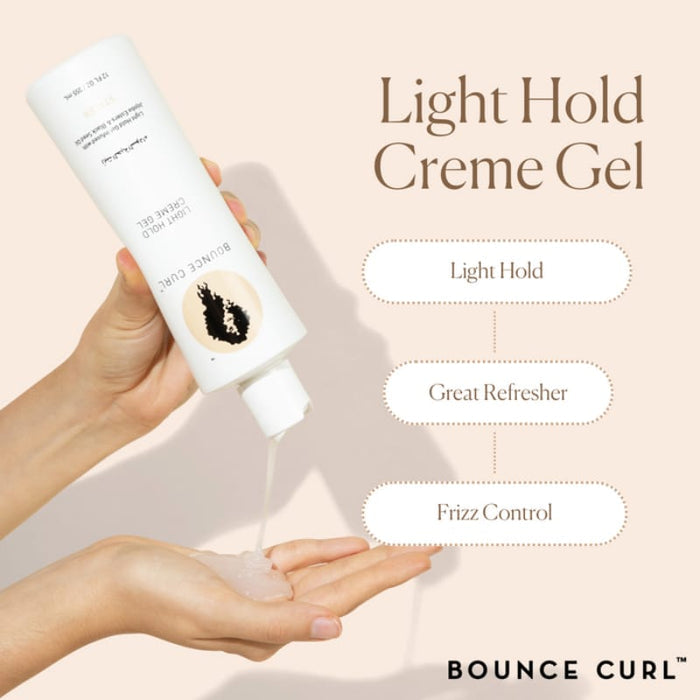 Bounce Curl Light Hold Creme Gel for frizz control and refresh curls