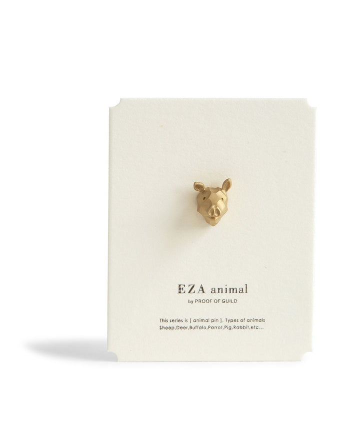 Brass Pig Pin