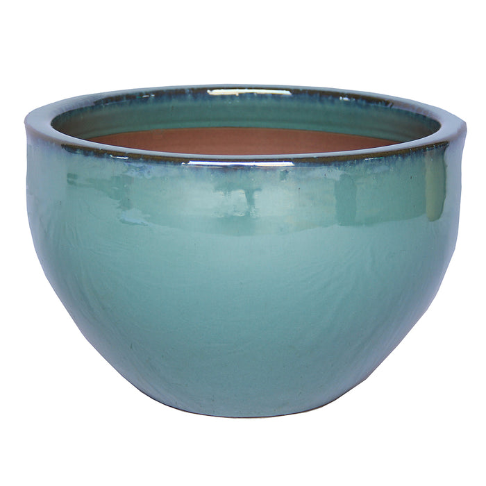 Brier Low Planter Set Of 2 Blue