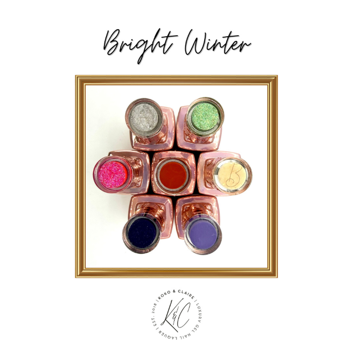 Bright Winter  - Koko & Claire 7pc Polish Set