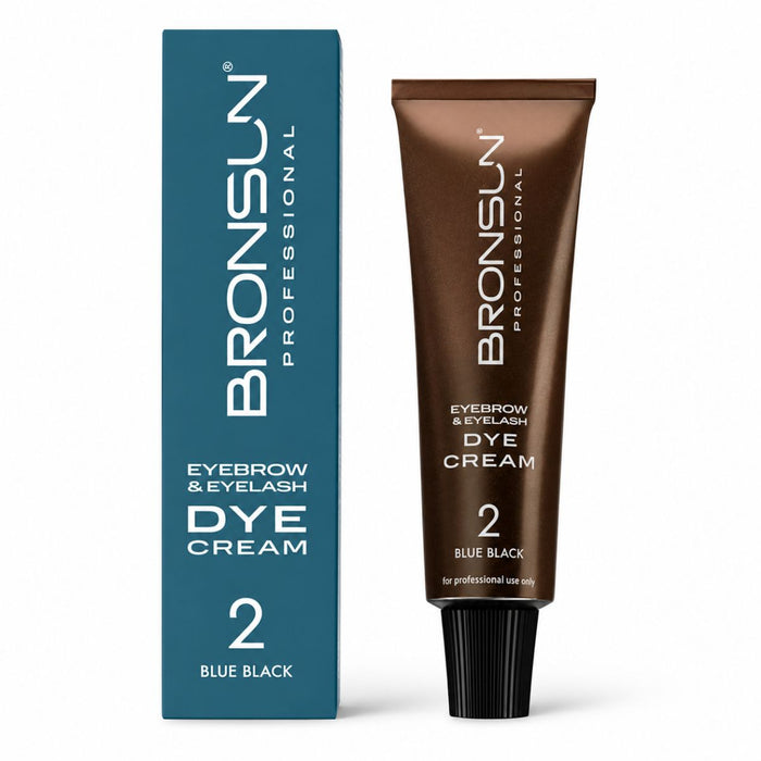 Bronsun Lash & Brow Cream Dye #2 Blue Black - My Lash Store