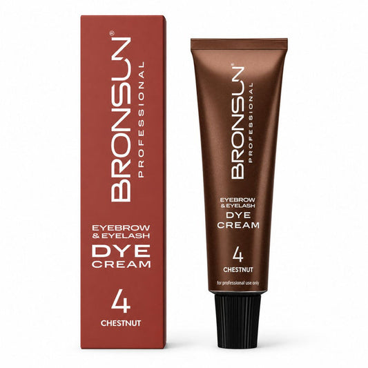Bronsun Lash & Brow Cream Dye #4 Chestnut - My Lash Store