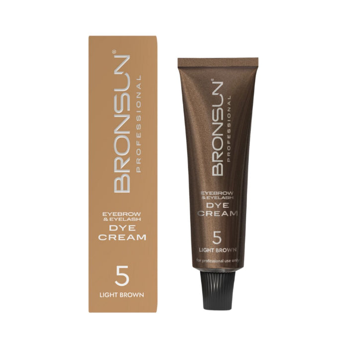 Bronsun Lash & Brow Cream Dye #5 Light Brown - My Lash Store